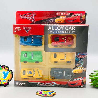 6Pcs Diecast Mini Alloy McQueen Cars Set